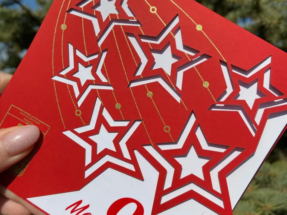 Полиграфия Открытки 9 мая — печать на заказ в Томске