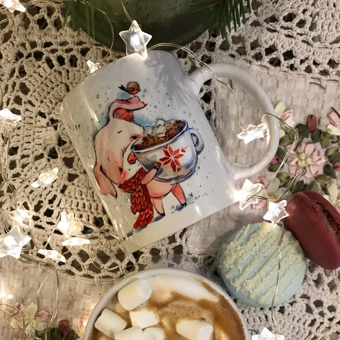 Кружка с поросёнком