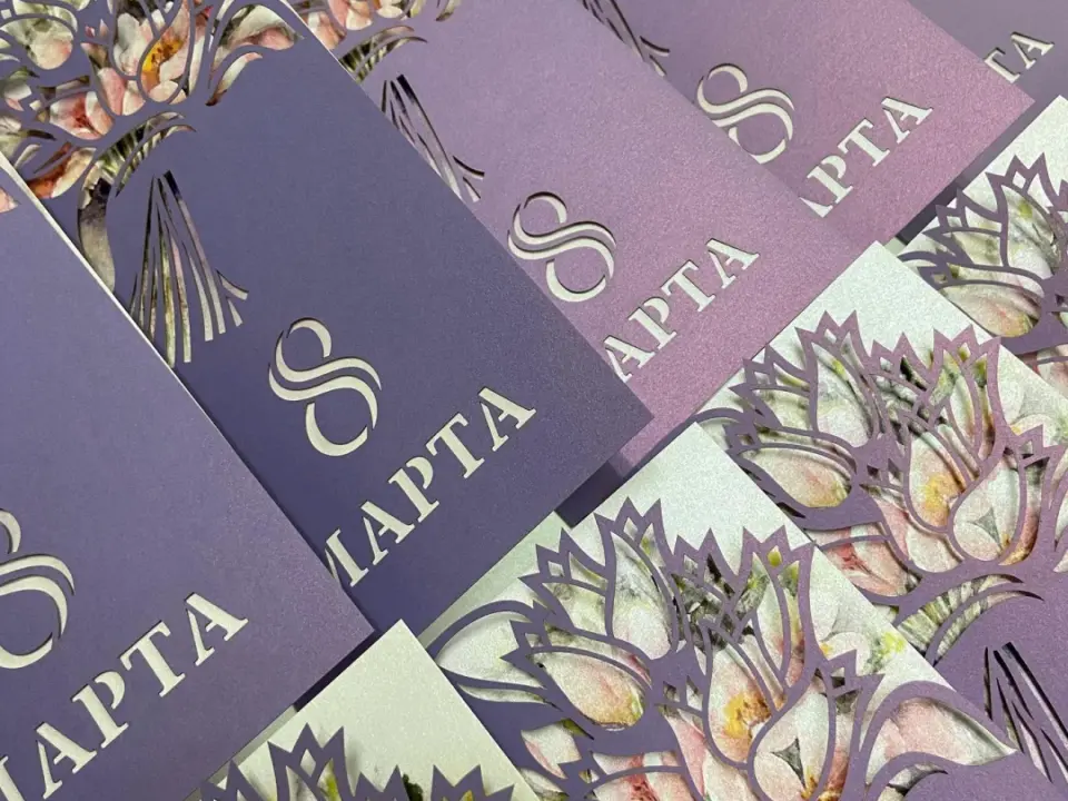 Полиграфия Открытки 8 марта — печать на заказ в Томске